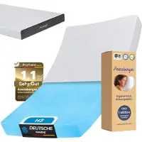 Arensberger matras 140 x 200 cm - Anna Gel Foam – Nanocell Gel Foam – H3 Hardheid – Ademend – Afneembare Hoes 240 g/m² – Wasbaar tot 60 °C – Gerold Comfortmatras - Matras 140 x 200 cm x 13 cm