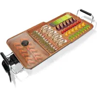 Aura Gourmetstel 4 personen - Gourmetstellen - Gourmet - Goud - ‎71cm x 12cm x 32cm