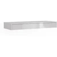 Vicco Sherry Wandrek – 100 x 12 cm met lade Wit Hoogglans