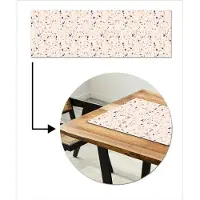 MuchoWow Tafelloper 150x50 cm - Tafelmat vinyl Terrazzo - Patroon - Kleurrijk - Indigo - Tafeldecoratie - Tafelversiering - Keuken decoratie - Tafel versiering