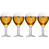 Leffe Bierglazen - 330 ml - 4 stuks