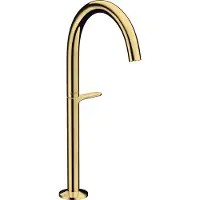 Hansgrohe One - Wastafelkraan met Push-Open afvoer, EcoSmart, CoolStart, gepolijste goud 48030990