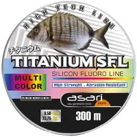 Asari Titanium Sfl 300 M Flurocarbon Transparant 0.600 mm