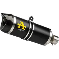 Arrow Thunder Aluminium Dark With Carbon End Cap Honda Cb 650 R ´19-22 Gehomologeerde Uitlaatdemper