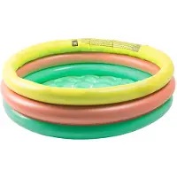 Eurekakids Inflatable Pool For Children With 3 Rings-hello Summer Geel Kinderen