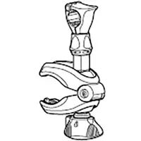 Thule Bike Arm Without Lock 122 Mm Reserveonderdeel Zwart