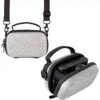 Hama Hardcase Ambato 80 (Camera schoudertas), Cameratas, Grijs