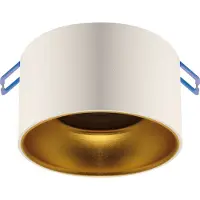 Strühm PANAMA - inbouwspot Armatuur - Rond - Wit/Goud kleur - 85mm