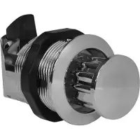Teak Isle Push/twist Latch Zilver