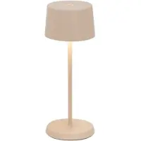 Zafferano OLIVIA PRO MICRO LED tafellamp Sabbia oplaadbaar en dimbaar
