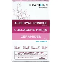 Laboratoire des Granions Hydration Complex Toniciteit Elasticiteit & Hydratatie van de Huid 60 Tabletten