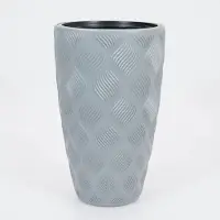 Vita bloempot Flow Slim 30 grijs