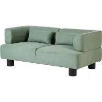 Beliani MOVIK - Tweezitsbank - Lichtgroen - Polyester
