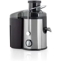 Aura Sapcentrifuges Groenten En Fruit – Slowjuicer Met 2 Snelheden – Sapcentrifuge 600ml - slow juicer – Zwart - 30cm x 31cm x 35cm