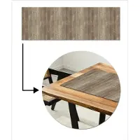 MuchoWow Tafelloper 150x50 cm - Tafelmat vinyl Verticaal - Planken - Hout - Tafeldecoratie - Tafelversiering - Keuken decoratie - Tafel versiering