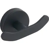 Mexen Loft dubbele handdoekhaken, zwart - 7012635-70