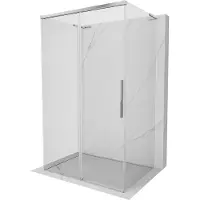 Mexen Rox-3S L 3-zijdige schuifdouchecabine 140 x 95 , transparant, chroom - 8C2L-140-095-01-00-3S