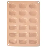 Orion Koekjesvorm en Pralinevorm Silicone Beige 34x25x1 cm - Bakvorm - Chocoladevorm - Chocolade Vorm - Bakvorm - Fondant - Ijsklontjes - Praline - Snoep