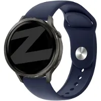Bandz Siliconen sport 'Deluxe' bandje geschikt voor Garmin Vivoactive 4s / Vivomove 3s / Venu 4 - 41mm / Venu 3s / Venu 2s / Forerunner 265s / Forerunner 255s - Donkerblauw