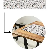 MuchoWow Tafelloper 200x40 cm - Tafelmat vinyl Terrazzo - Patroon - Kleurrijk - Klei - Tafeldecoratie - Tafelversiering - Keuken decoratie - Tafel versiering