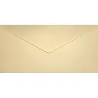 Netuno Metallic (parelmoer) crème enveloppen DL - 110 x 220 mm - 25 stuks - NK natgelijmde - 120 gram - Aster Metallic -