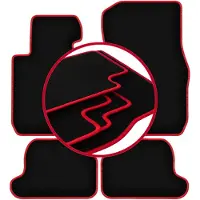 Carlux -RED automatten voor: BMW 1 F23 cabriolet (2011-2019)
