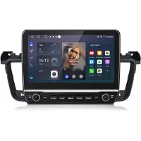 Junsun Android 15 Autoradio Geschikt voor Peugeot 508 2011-2018,2GB+64GB, Draadloze CarPlay, DAB+, GPS-Navigatie, Bluetooth, 10.1-inch Touchscreen, WIFI, DSP, Quad-core processor