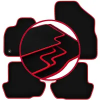 Fortuna CARLUX-RED automatten voor: Citroen DS5 sedan (2011-2018)