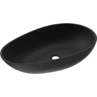 Mexen Nora opbouwkom van composiet 60 x 36 cm, zwart - 23056071