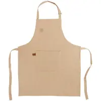 Orion Keukenschort Katoenen Gebonden Beige - Schort - Dames - Mannen - Vrouw - Kookschort - BBQ - Keuken - Koken - Bakken