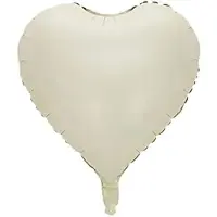 Karma Set van 20 hartballonnen in romantische crèmekleur