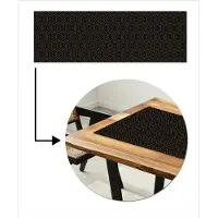 MuchoWow Tafelloper 150x50 cm - Tafelmat vinyl Goud - Zwart - Diamant - Tafeldecoratie - Tafelversiering - Keuken decoratie - Tafel versiering