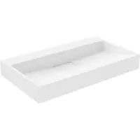 Mexen Ava opzetwastafel van conglomeraten B/O 80 x 46 cm, wit - 23018000