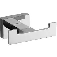 Mexen Arno dubbele handdoekhaken, chroom - 7020735-00