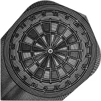 Harrows Quadro Dartboard Black - Dart Flights