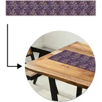MuchoWow Tafelloper 180x30 cm - Tafelmat vinyl Spat - Abstract - Stippen - Tafeldecoratie - Tafelversiering - Keuken decoratie - Tafel versiering