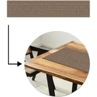 MuchoWow Tafelloper 200x40 cm - Tafelmat vinyl Stippen - Bruin - Beige - Patroon - Tafeldecoratie - Tafelversiering - Keuken decoratie - Tafel versiering