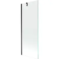 Mexen Next badwand scherm 1-vleugelig 70 x 150 , transparant, zwart - 895-070-000-00-00-70