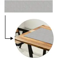 MuchoWow Tafelloper 200x50 cm - Tafelmat vinyl Steen - Patronen - Beton print - Tafeldecoratie - Tafelversiering - Keuken decoratie - Tafel versiering