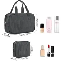 Karma Corduroy Cosmetische Tas Set - 2-delige opbergorganizer met vakken