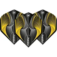 Winmau Prism Delta Wave Yellow & Grey - Dart Flights