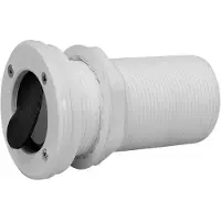 Nuova Rade Doorvoer Met Schroefdraad En Terugslagklepverlenging Wit 116 x 75 mm