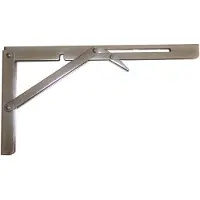 Marine Town Stainless Steel Tables Folding Support 150kg Zilver 300 x 165 x 25 mm