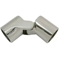 Marine Town Stainless Steel Tube Swivel Support Zilver 25 mm