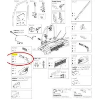 Thule Left End Plastic 938 Velospace Zwart