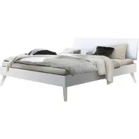 Hasena Trento 16 Pesaro bedombouw massief houten bed gestoffeerd hoofdbord