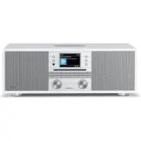 Technisat DIGITRADIO 650 - Digitale hifi-radio - DAB+ FM CD muziekstreaming - Wit/Zilver