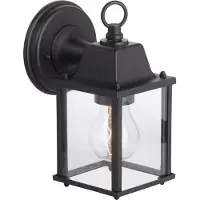 Brilliant IRVIN - Buiten wandlamp - Transparant;Zwart