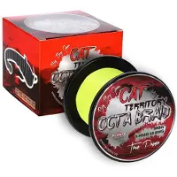 Mikado Cat Territory Octa Braided Line 300 M Geel 0.500 mm