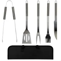 Aktive Barbecuegereedschap 5-delig Zilver